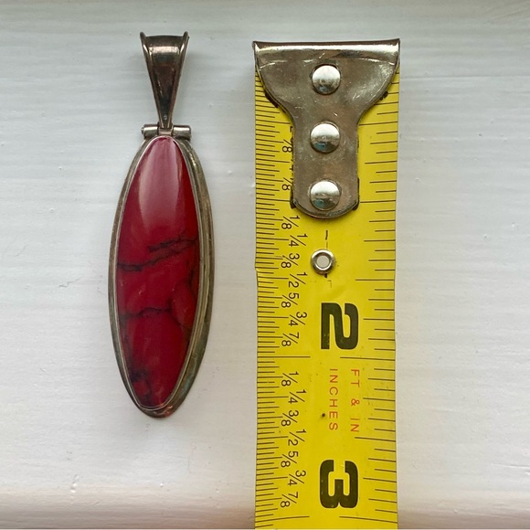 Jasper sterling  Mexican pendant - Picture 7 of 9